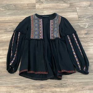 Zara embroidered cardigan